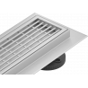 Mexen Flat 360° M33 otočná lineárna odtoková 50 cm, inox - 1033050-40
