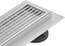 Mexen Flat 360° M33 otočná lineárna odtoková 50 cm, inox - 1033050-40