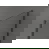 Mexen Kioto sprchový panel Walk-in 140 x 90 x 40 cm, čierny vzor, gun metal - 800-140-090-221-95-70-040