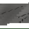 Mexen Kioto sprchová příčka Walk-in 100 x 100 x 40 cm, černý vzor, gun metal - 800-100-100-221-95-70-040