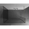 Mexen Kioto sprchová stena Walk-in 120 x 90 x 30 cm, transparentná, kartáčovaný nikel - 800-120-090-221-97-00-030