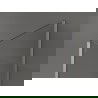 Mexen Kioto sprchový panel Walk-in 130 x 70 x 30 cm, čierny vzor, brúsený nikl - 800-130-070-221-97-70-030
