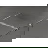 Mexen Kioto sprchový panel Walk-in 130 x 75 cm, priehľadný, kartáčovaný niklový - 800-130-202-97-00-075