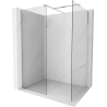 Mexen Kioto sprchová stena Walk-in 180 x 75 cm, transparentná, brúsený nikel - 800-180-202-97-00-075