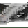 Mexen Kioto sprchová stena Walk-in 170 x 85 cm, transparentná, gun gray brúsená - 800-170-202-66-00-085