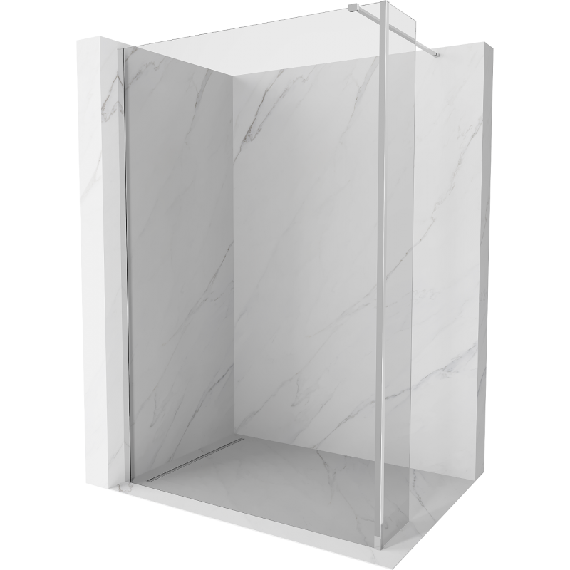 Mexen Kioto sprchová stena Walk-in 90 x 30 cm, transparentná, chróm - 800-090-212-01-00-030