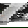 Mexen Kioto sprchová zástena Walk-in 110 x 40 cm, transparentná, biela - 800-110-212-20-00-040