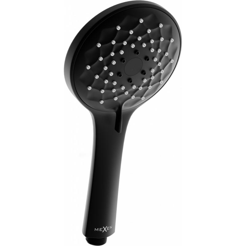 Mexen R-74 ručné sprchové 3-funkčné, čierne - 79574-70