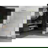 Mexen Kioto sprchová stena Walk-in 95 x 30 cm, transparentná, zlato brúsené - 800-095-212-55-00-030