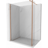 Mexen Kioto sprchová stena Walk-in 95 x 30 cm, transparentná, ružové zlato - 800-095-212-60-00-030