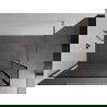 Mexen Kioto sprchová zástena Walk-in 130 x 40 cm, čierny vzor, ružové zlato - 800-130-212-60-70-040