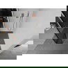 Mexen Kioto sprchová stěna Walk-in 140 x 40 cm, černý vzor, černě kartáčovaná mosaz - 800-140-212-65-70-040