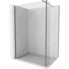 Mexen Kioto sprchová stena Walk-in 135 x 30 cm, transparentná, gun gray brúsená - 800-135-212-66-00-030