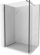 Mexen Kioto sprchová stena Walk-in 100 x 30 cm, transparentná, čierna - 800-100-212-70-00-030