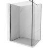 Mexen Kioto sprchová stena Walk-in 170 x 30 cm, transparentná, čierna - 800-170-212-70-00-030