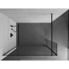 Mexen Kioto sprchová stena Walk-in 150 x 40 cm, transparentná, čierna - 800-150-212-70-00-040