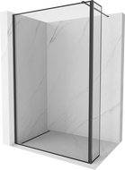 Mexen Kioto sprchová zástena Walk-in 100 x 40 cm, čierny vzor, čierna - 800-100-212-70-70-040