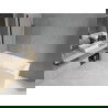 Mexen Cubik obdĺžniková vaňa 160 x 70 cm so zástenou a 2-krídlovými dverami 100 cm, transparentná, čierna - 550316070X9010027000