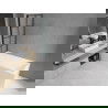 Mexen Cubik obdĺžniková vaňa 160 x 70 cm s krytom a 1-krídlovou zástienkou 80 cm, čierny vzor - 550316070X9308017077