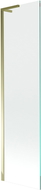 Mexen Next L vaňová zástena 1-krídlová 50 x 150 cm, priehľadná, zlatá - 895-050-000-03-00-50