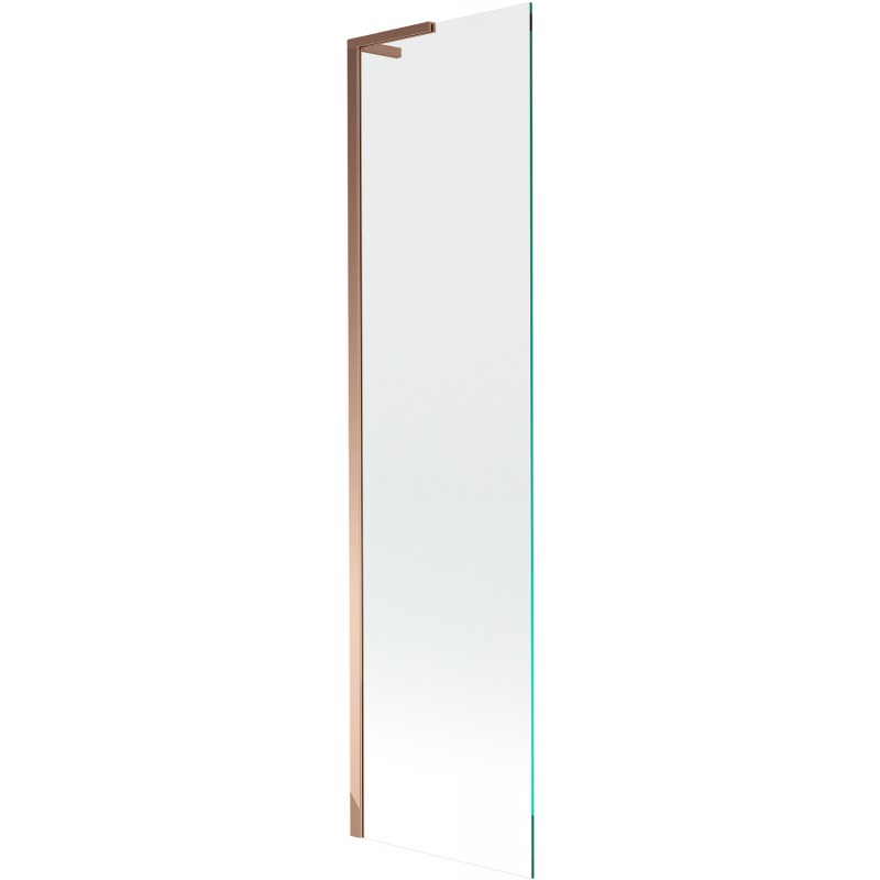 Mexen Next L vaňová zástenka 1-krídlová 50 x 150 cm, transparentná, ružové zlato - 895-050-000-03-00-60