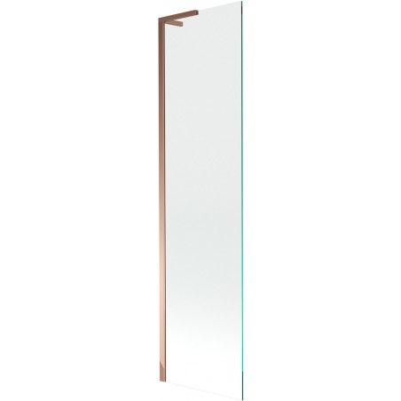 Mexen Next L vaňová zástena 1-krídlová 50 x 150 cm, transparentná, ružové zlato - 895-050-000-03-00-60