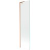 Mexen Next L vaňová zástena 1-krídlová 50 x 150 cm, transparentná, brúsená meď - 895-050-000-03-00-65