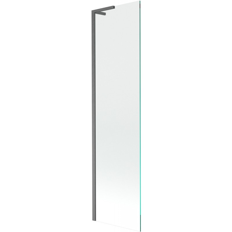 Mexen Next L vaňová zástena 1-krídlová 50 x 150 cm, transparentná, gun gray brúsená - 895-050-000-03-00-66
