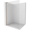 Mexen Kioto L sprchová stena Walk-in 70 x 200 cm, priesvitné, ružové zlato - 800-070-103-60-09