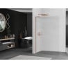 Mexen Kioto L sprchová stena Walk-in 70 x 200 cm, priesvitné, ružové zlato - 800-070-103-60-09
