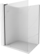 Mexen Kioto L sprchová zástena Walk-in 90 x 200 cm, pruhy, čierna - 800-090-103-70-09