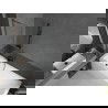 Mexen Next L vaňová zástena 1-krídlová 50 x 150 cm, priehľadná, gun metal - 895-050-000-03-00-95