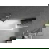 Mexen Next L vaňová zástena 1-krídlová 50 x 150 cm, transparentná, brúsený nikel - 895-050-000-03-00-97