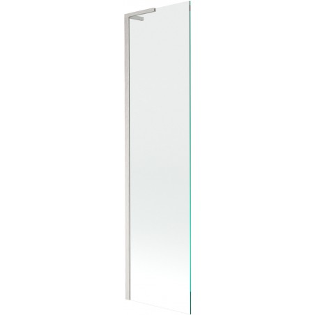 Mexen Next L vaňová zástena 1-krídlová 50 x 150 cm, transparentná, brúsený nikel - 895-050-000-03-00-97