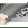 Mexen Cubik obdĺžniková vaňa 170 x 70 cm s krytom a 1-krídlovým paravanom 70 cm, transparentná, čierna - 550317070X9007017000