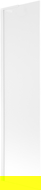 Mexen Next L vaňová zástena jednokrídlová 50 x 150 cm, matná, biela - 895-050-000-03-30-20