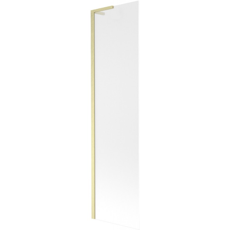 Mexen Next L vaňový paraván 1-krídlový 50 x 150 cm, mrazivý, zlatý kartáčovaný - 895-050-000-03-30-55