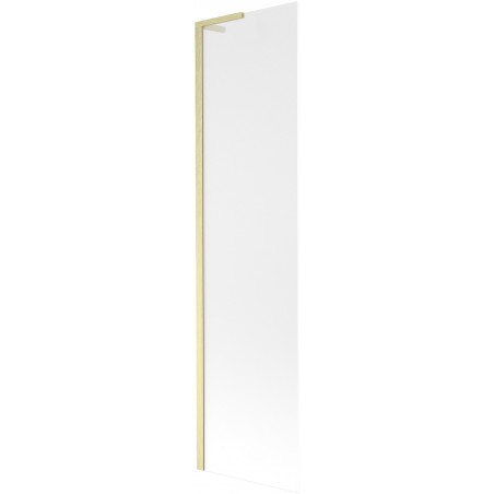 Mexen Next L vaňový paraván 1-krídlový 50 x 150 cm, mrazivý, zlatý kartáčovaný - 895-050-000-03-30-55