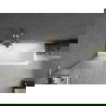 Mexen Next L vaňový paraván 1-krídlový 50 x 150 cm, mrazivý, zlatý kartáčovaný - 895-050-000-03-30-55