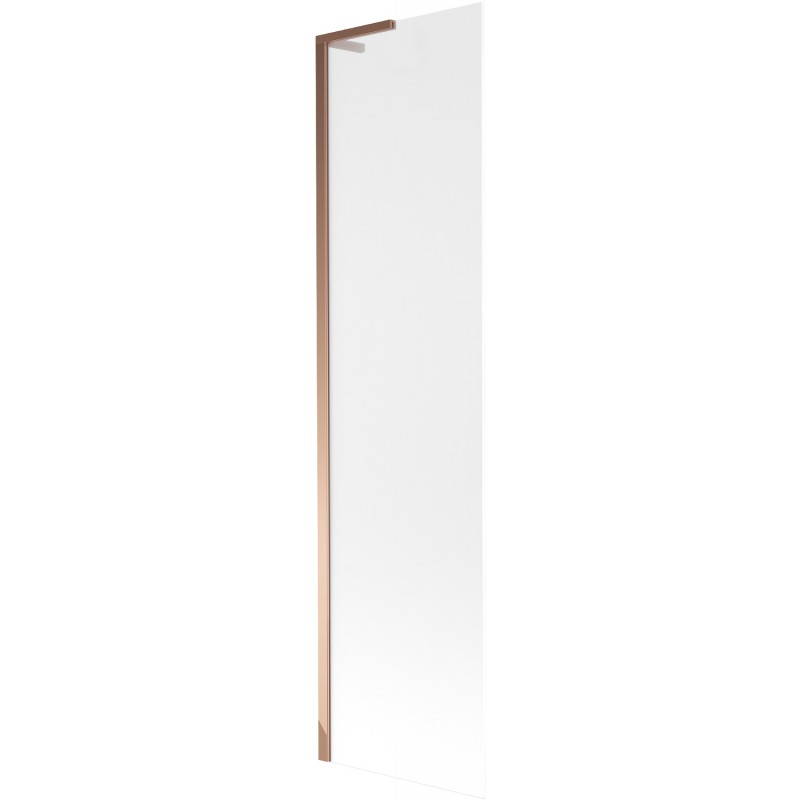 Mexen Next L vaňová zástenka 1-krídlová 50 x 150 cm, matné sklo, ružové zlato - 895-050-000-03-30-60
