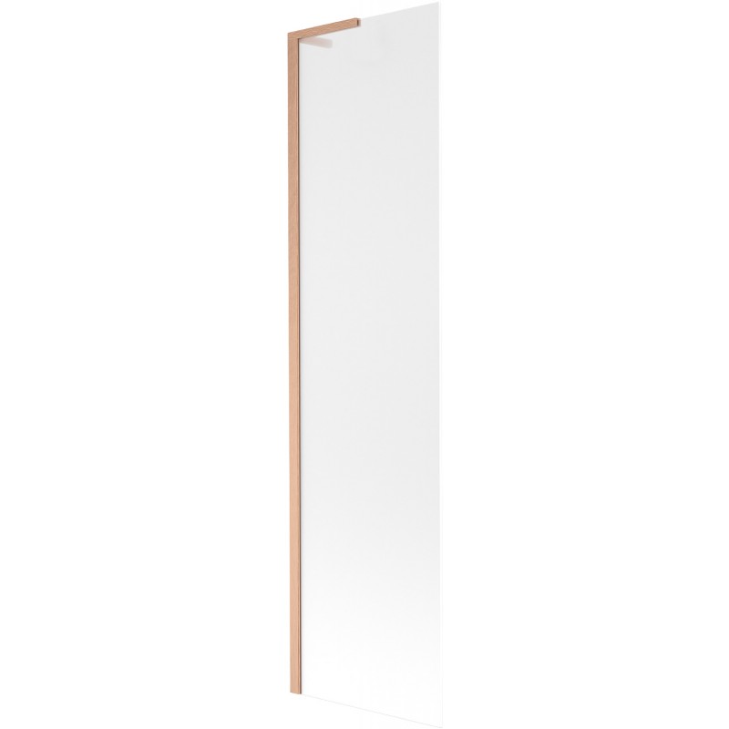 Mexen Next L vaňová zástenka 1-krídlová 50 x 150 cm, matná, brúsená meď - 895-050-000-03-30-65