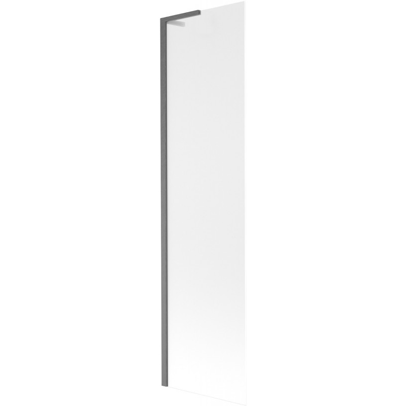 Mexen Next L paravan na vaňu 1-krídlový 50 x 150 cm, matný, česaná pištoľová šedá - 895-050-000-03-30-66