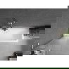 Mexen Next L vaňová zástena, 1-dverová, 50 x 150 cm, matná, brúsený nikel - 895-050-000-03-30-97