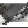 Mexen Next L vaňová zástena 1-krídlová 50 x 150 cm, grafitová, zlatá - 895-050-000-03-40-50