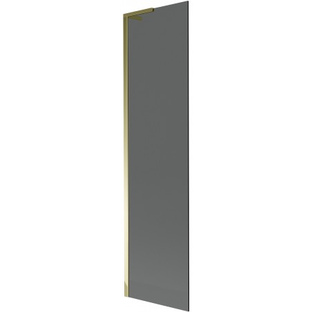 Mexen Next L vaňová zástena 1-krídlová 50 x 150 cm, grafitová, zlatá - 895-050-000-03-40-50