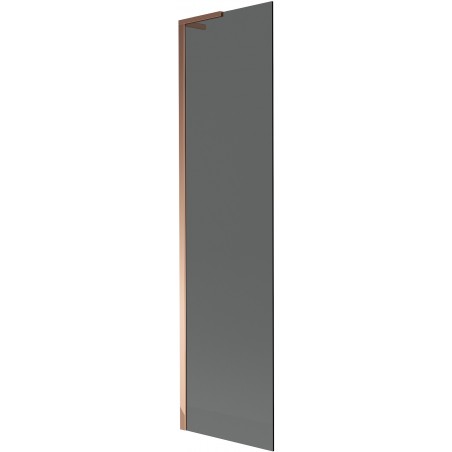 Mexen Next L vaňová zástena 1-krídlová 50 x 150 cm, grafit, ružové zlato - 895-050-000-03-40-60