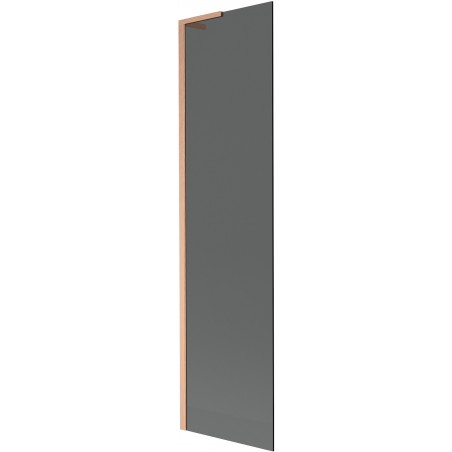 Mexen Next L vaňová zábrana 1-krídlová 50 x 150 cm, grafit, kartáčovaná meď - 895-050-000-03-40-65