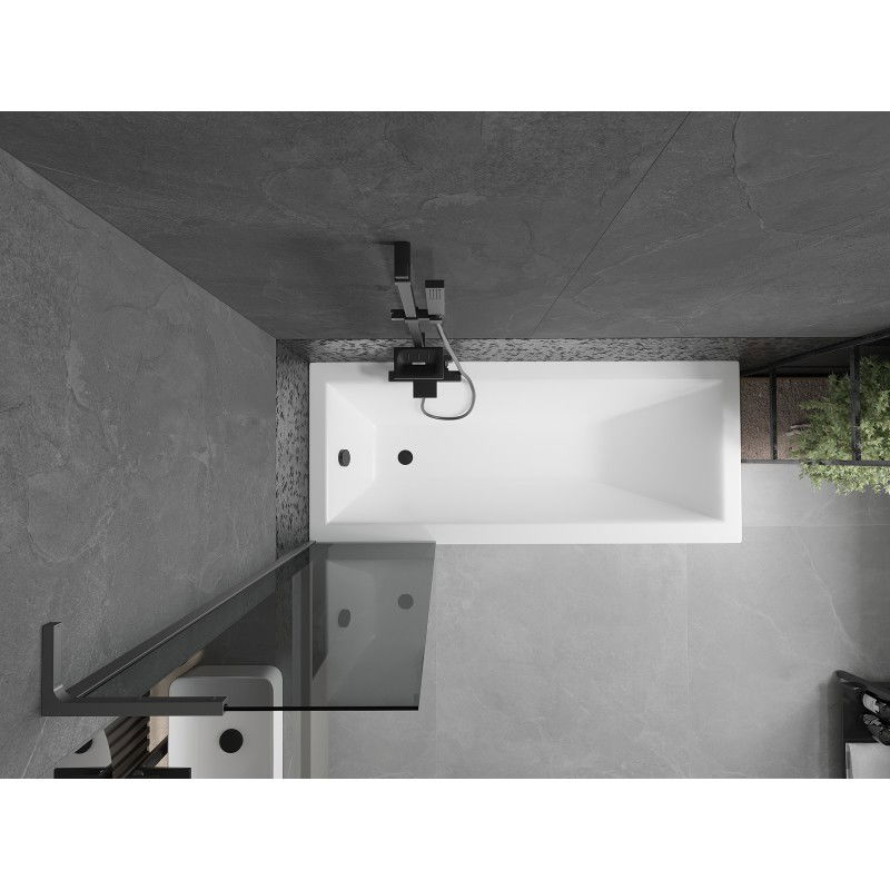 Mexen Next L sprchová zástena 1-krídlová 50 x 150 cm, grafitová, gun metal - 895-050-000-03-40-95