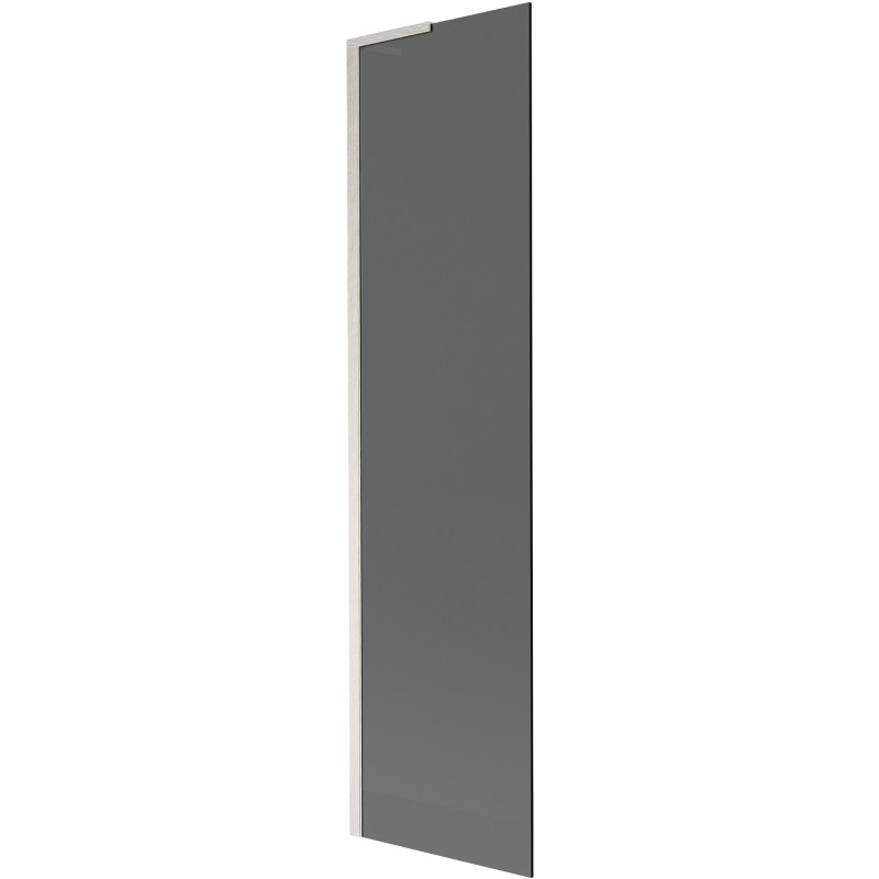 Mexen Next L vanová zástena 1-krídlová 50 x 150 cm, grafit, brúsený nikel - 895-050-000-03-40-97