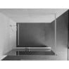 Mexen Kioto+ muro sprchový so poličkou Walk-in 140 x 200 cm, zrkadlo, biela - 800-140-121-20-50